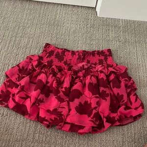 Pants store pink floral skirt